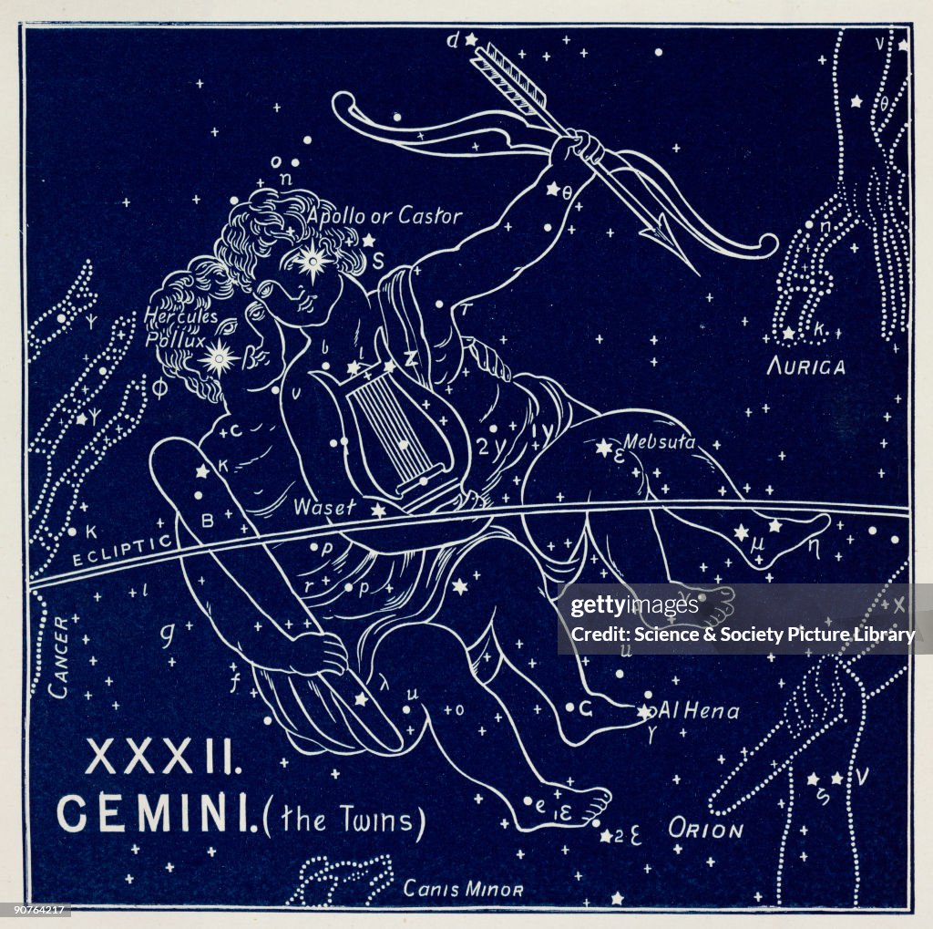 The constellation of Gemini, 1895.