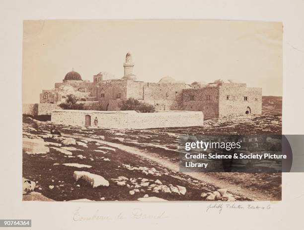 Photograph of King David's Tomb, Jerusalem, Israel, probably taken by Robertson, Beato and Co. Felice Beato, a Venetian by birth, initially worked as...