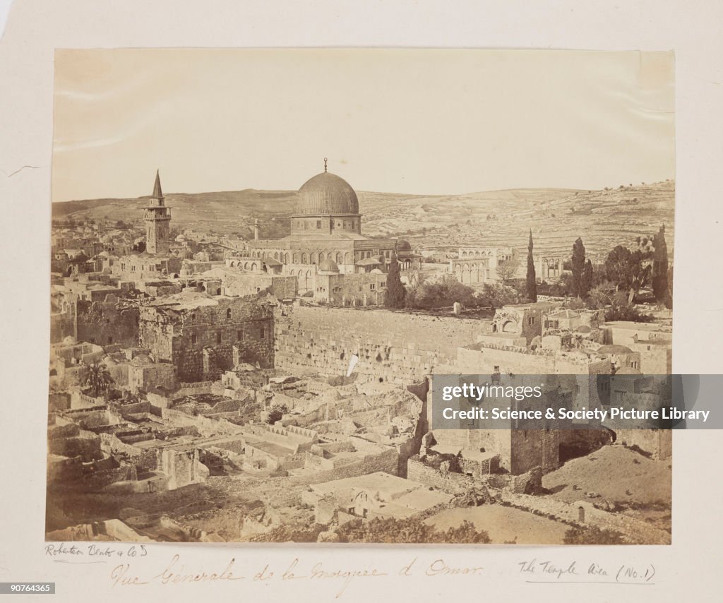 Vue General de la Mosquee dOmar, 1857.