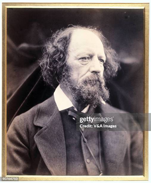 Photograph of the poet Alfred Lord Tennyson . Tennyson was Poet Laureate and was made a peer. One of his best-known works is 'The Charge of the Light...