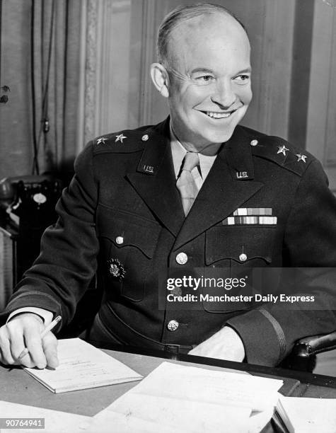 Eisenhower promoted. Major-General Dwight Eisenhower, commander of the American forces in the European theatre, has been promoted by President...