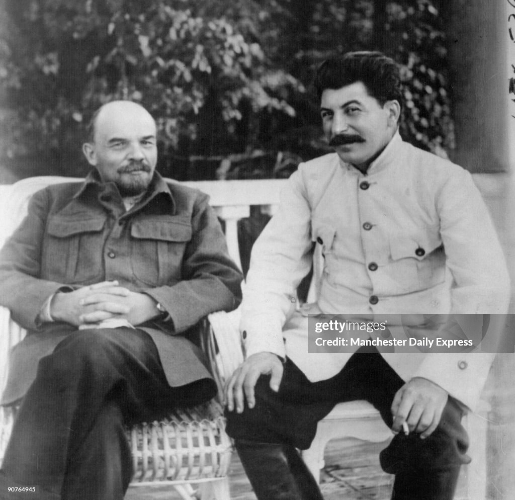 Lenin and Stalin, Russian politicians, c 1920s.