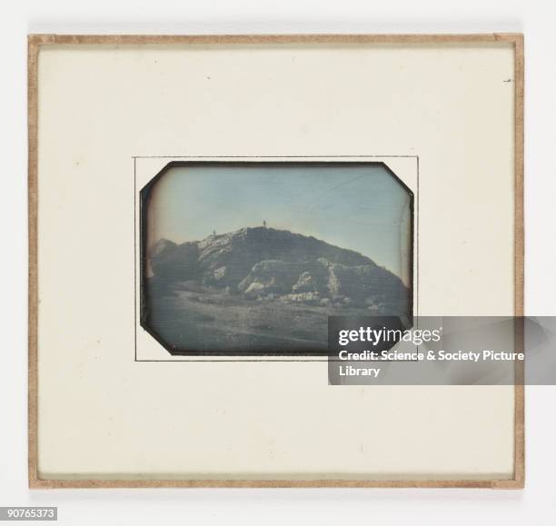 Daguerreotype view of the Areopagus, Athens. This daguerreotype, made in 1852, is a copy of a salt print from a calotype negative, taken by Reverend...