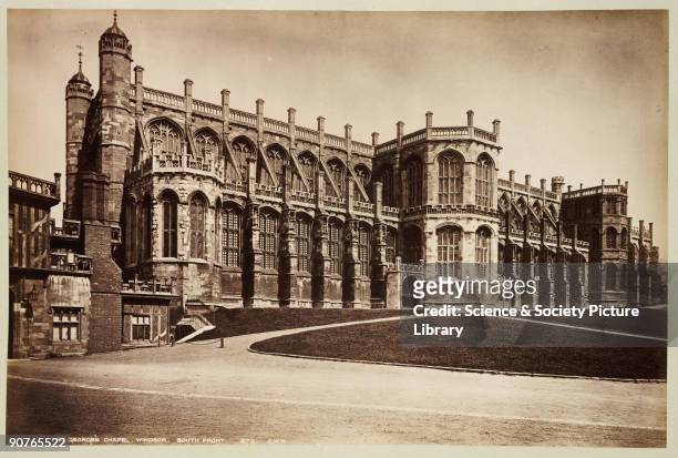 Photograph of St George's Chapel, Windsor Castle, from an album of sixty photographic views of London, published by George Washington Wilson . Wilson...