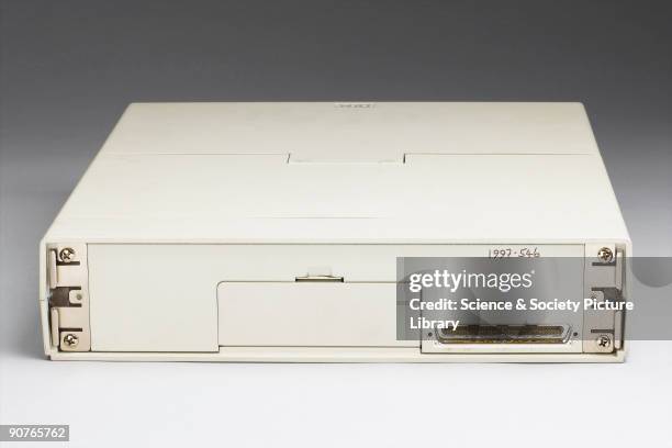 Laptop computer, model 5140, sometimes known as a PC convertible, made by IBM, New York, USA. The IBM Personal Computer System was introduced to the...