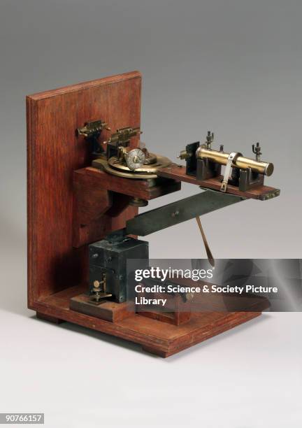 The first X-ray spectrometer designed by Sir William Lawrence Bragg , a physicist at Cambridge University. He was the first to show in 1921 that...