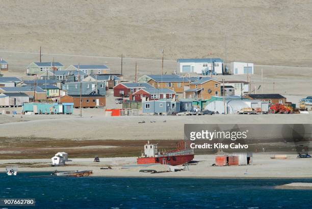 Inuit community of Resolute Bay. Cornwallis Island. Parry Channel at the Lancaster Sound. Canada .