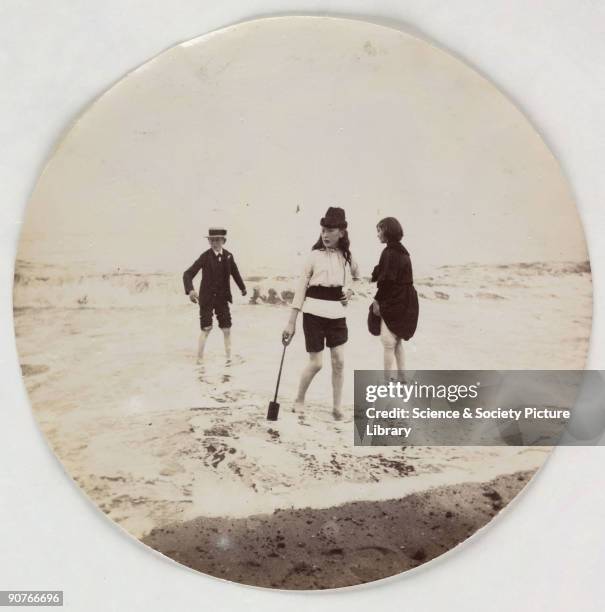 Circular photograph taken with a Kodak No 1 camera around the end of the 19th century. The Kodak, invented by George Eastman , is perhaps the most...