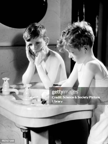 The sink is one of the many props used by Photographic Advertising in their studio sets. Images of children often feature and were used by...