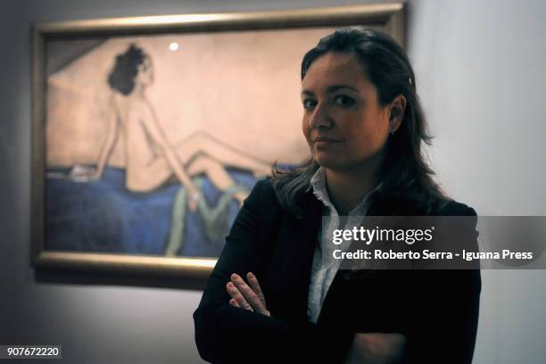 Giulia Fortunato general managerand project manager of CMS organizer ofthe exhibition "Revolutija" about the paintings works fromthe Hermitage State...