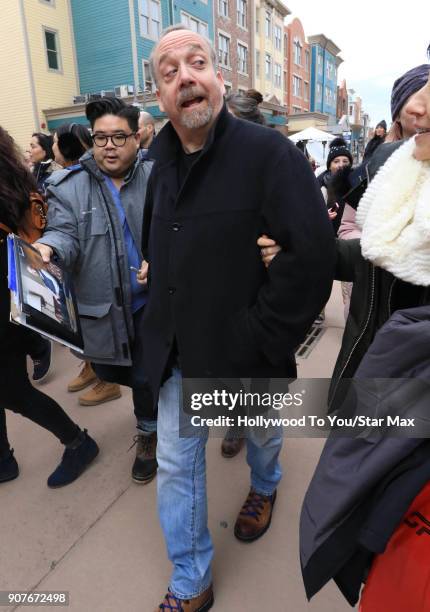 Paul Giamatti is seen on January 19, 2018 in Park City, Utah.