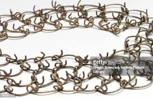 Penitent �s belt, iron wire, brought from a villager in Valdepenas, Spain. 18th to 19th centuries