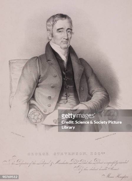 Lithograph by Engelmann, Graf, Coindet & Co after an original drawing by Moses Haughton. A largely self-educated man, George Stephenson�s early...