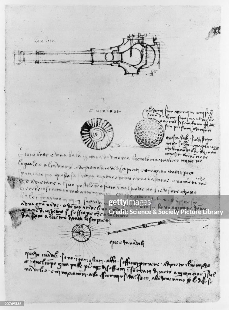 Breech loading gun and fire bombs.