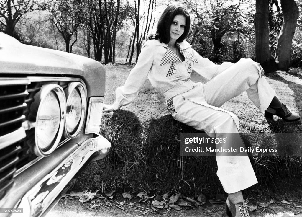 Trouser suit, April 1972.