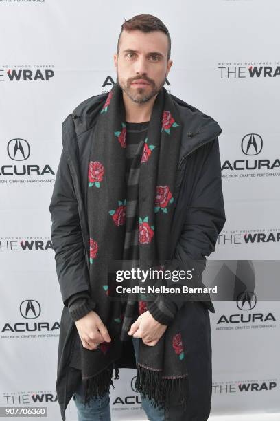 Singer Tyler Glenn of Neon Trees and 'Believer' attend the Acura Studio at Sundance Film Festival 2018 on January 20, 2018 in Park City, Utah.