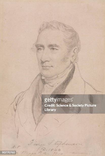 After an original drawing by Briggs. A largely self-educated man, George Stephenson�s early working life was spent as a brakesman and in collieries...