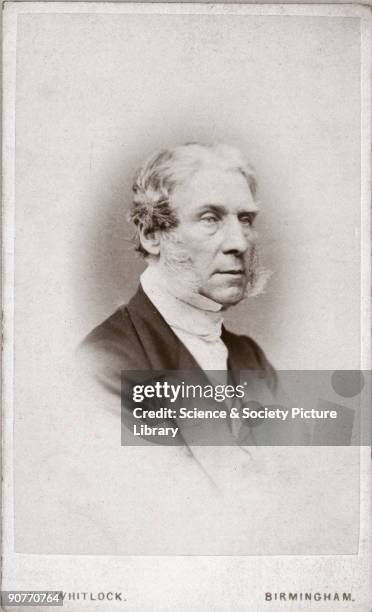 Carte de visite photograph by H J Whitlock of Glaisher who became superintendent of the department of meteorology and magnetism at Greenwich...