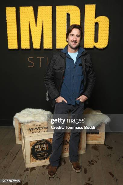 Actor Luke Wilson from 'Arizona' attends The IMDb Studio and The IMDb Show on Location at The Sundance Film Festival on January 20, 2018 in Park...