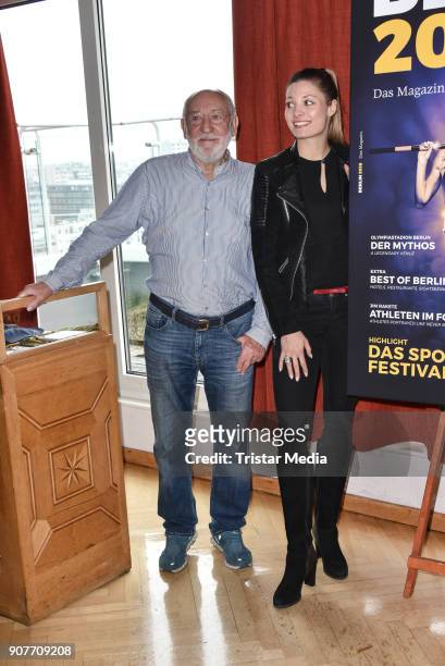Dieter Hallervorden and Ruth Spelmeyer during the BERLIN2018 - Magazin Release-Party on January 19, 2018 in Berlin, Germany.