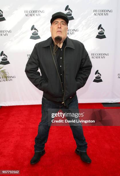 Musician Juan Garcia attends the GRAMMY nominee reception honoring 60th Annual GRAMMY Awards nominees at Fig & Olive on January 20, 2018 in West...