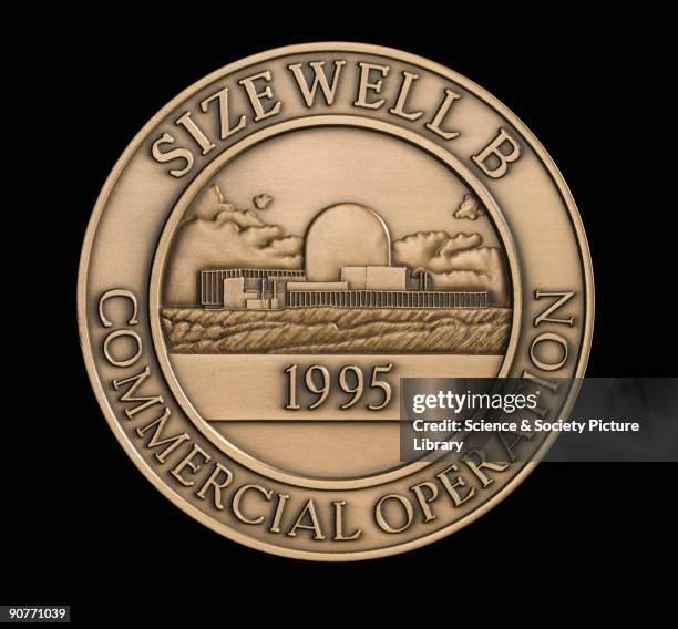 Medal commemorating the inauguration of the �Sizewell B' nuclear power station. The inscription reads: �Sizewell B Commercial Operation� with a...