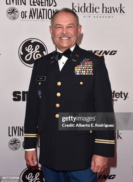 Mike Silva attends the 15th Annual Living Legends of Aviation Awards at the Beverly Hilton Hotel on January 19, 2018 in Beverly Hills, California.