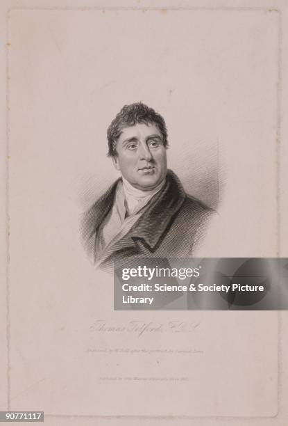 Engraving by William Holl after a portrait by Samuel Lane, c 1810. Thomas Telford was responsible for some of the finest feats of civil engineering...