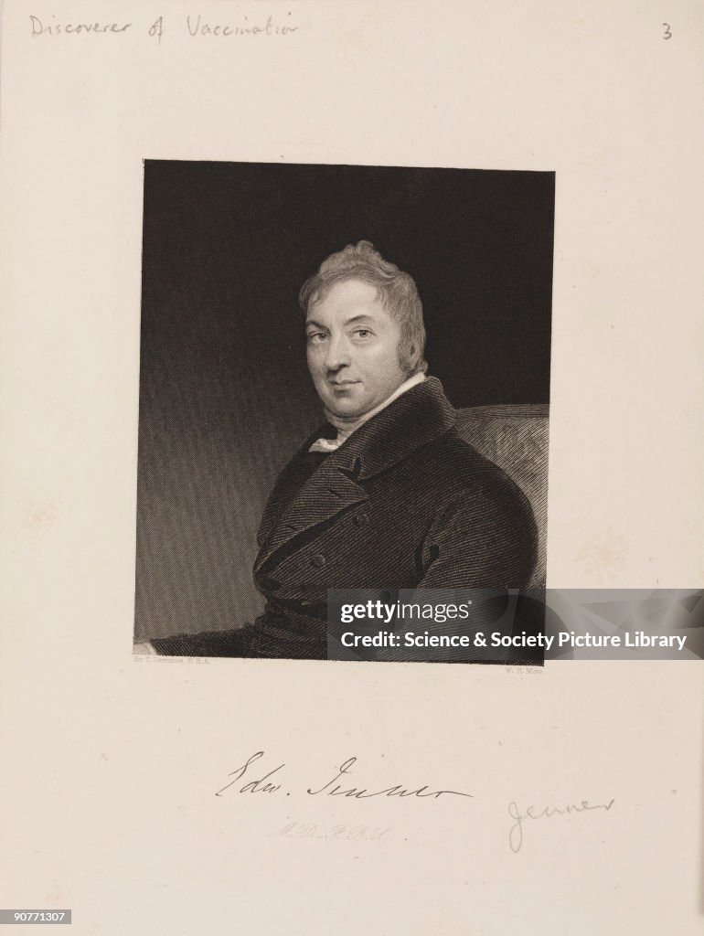 Edward Jenner, British physician, c 1809.