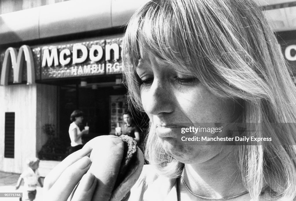 McDonalds, King Street, Hammersmith, August 1981.