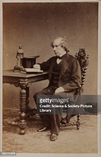 Carte de visite photograph of Sir George Gabriel Stokes , Irish mathematical physicist who contributed to fluid dynamics and made advances in the...