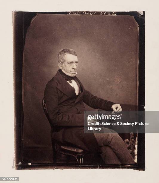 Photograph by Maull & Polyblank of Sir George Biddell Airy , who was Astronomer Royal and director of the Royal Greenwich Observatory from 1835 to...
