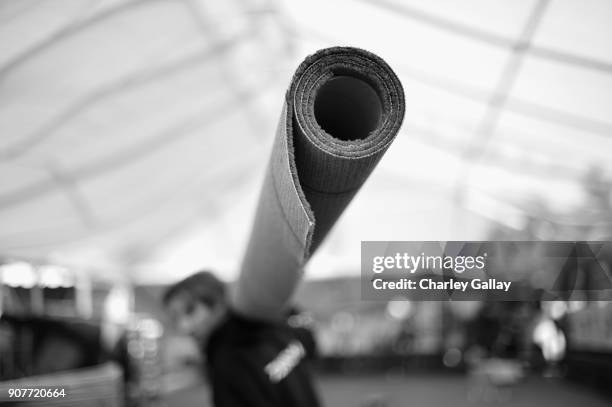 View of the atmosphere at the 24th Annual Screen Actors Guild Awards - Behind The Scenes Day 3 at The Shrine Auditorium on January 20, 2018 in Los...