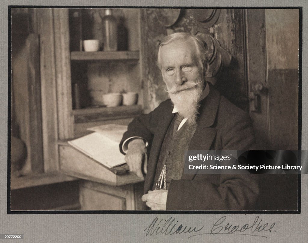 Sir William Crookes, English physicist and chemist, 1914.