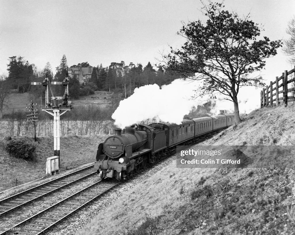 Steam locomotive, 7 April 1962.