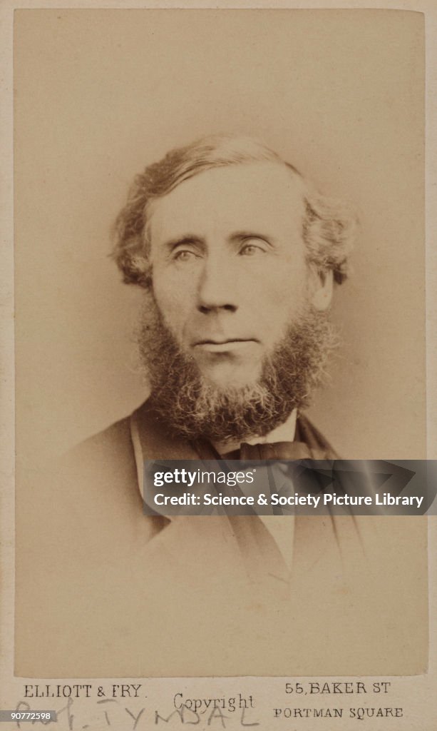 John Tyndall, Irish physicist, c 1875.