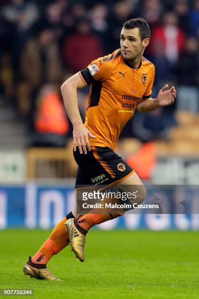 Leo Bonatini of Wolverhampton Wanderers during the Sky Bet Championship match between Wolverhampton and Nottingham Forest at Molineux on January 20,...