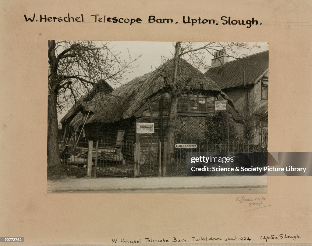 Slough Frame Photograph of a barn thought to have been used for the assembly of ...