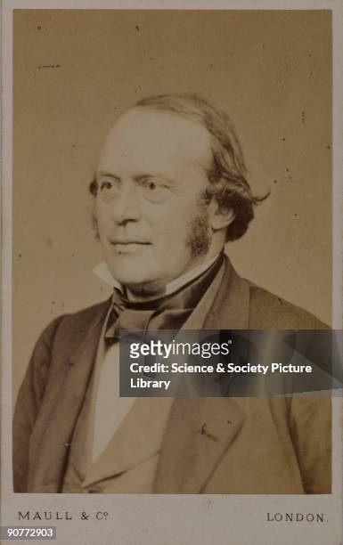 Carte de visite photograph by Maull & Company of Jean Louis Agassiz . Swiss-born Agassiz studied at the medical school of Zurich, his interest being...