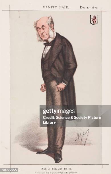 Chromolithograph by Ape of Sir William Fergusson . Fergusson revived the operation for cleft-palate, which had been unpopular for many years. He...