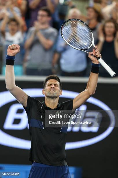 During day six match of the 2018 Australian Open on January 20, 2018 at Melbourne Park Tennis Centre Melbourne, Australia