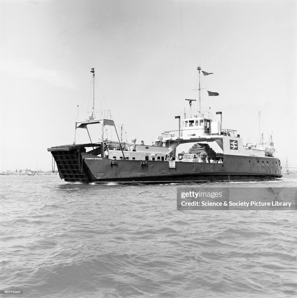 British Railways ship the �Camber Queen�, 8 February 1971.