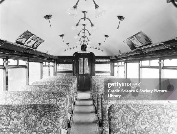 First class carriages were more luxurious than third class. The seats were wider and more comfortable, and the carriage was more elaborately...