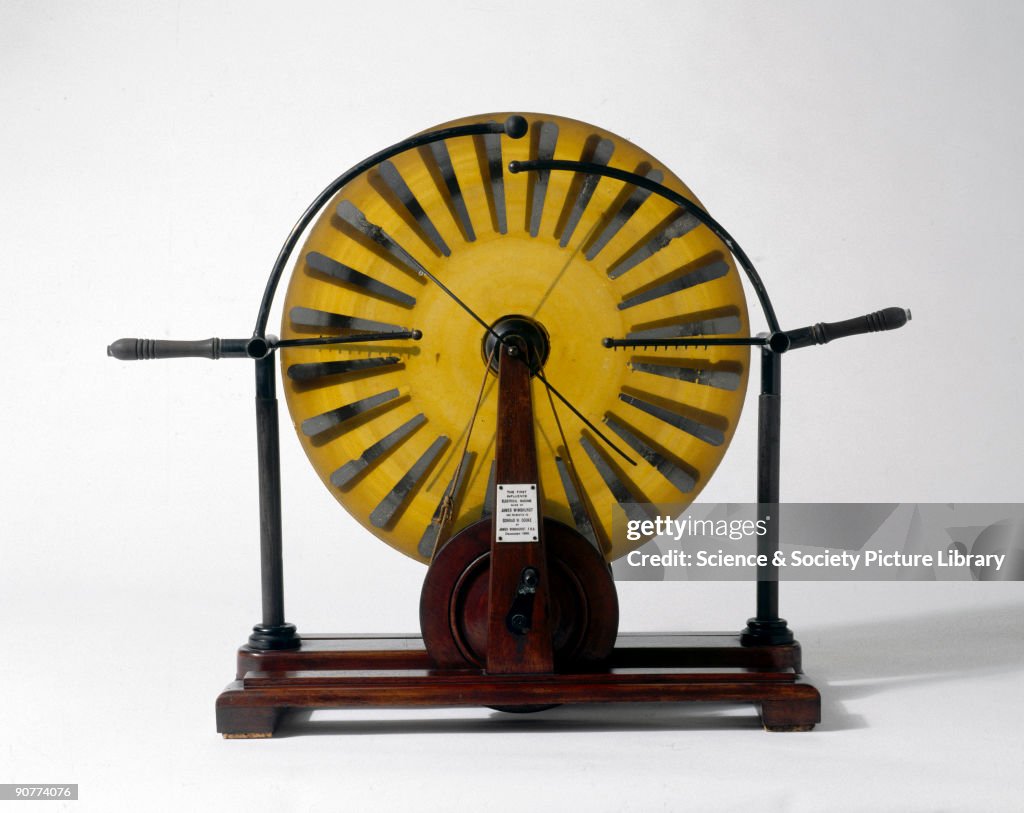 Wimshursts electrostatic machine, 1882.