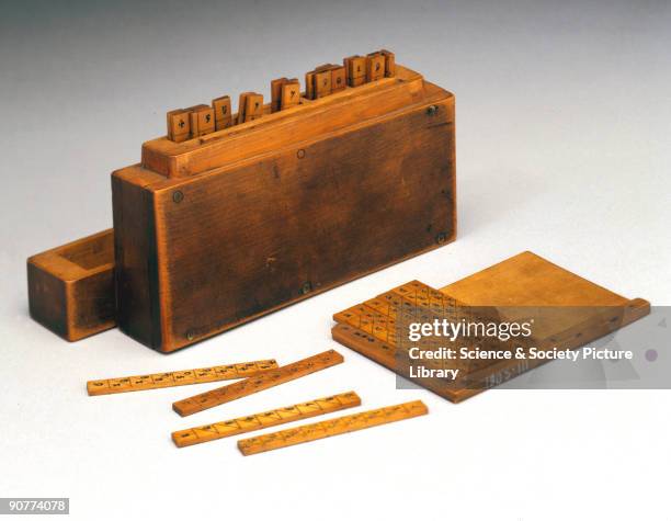 Napier's Rods Example Napier Bones Photos and Premium High Res Pictures - Getty Images