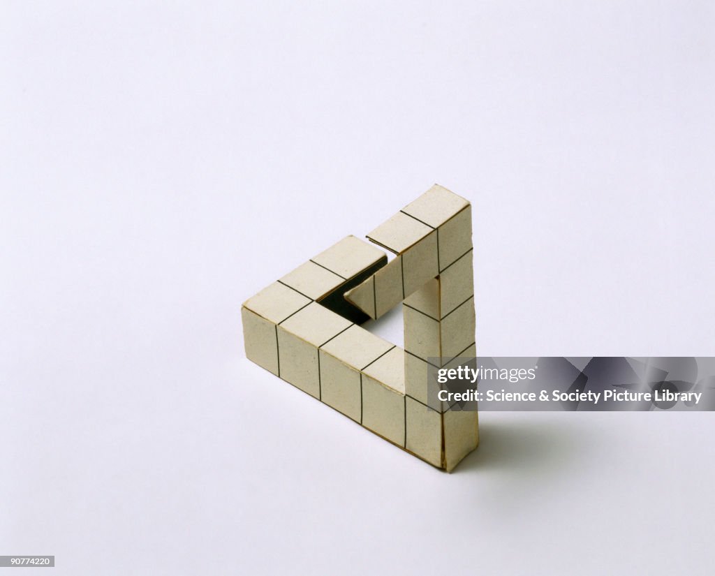 Impossible triangle, c 1954.