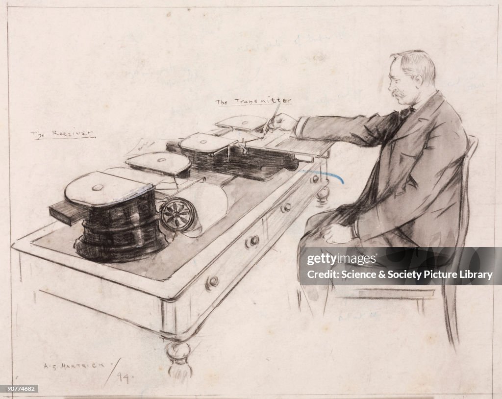 Sending A Message By Telautograph