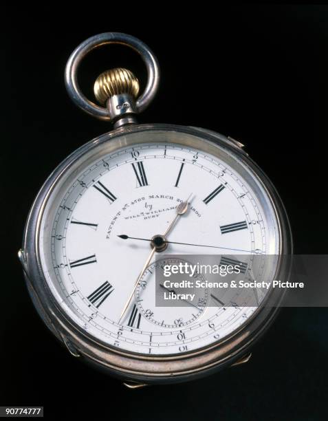 Made by William Williams of Bury, Lancashire, this �keyless� watch is wound, and the hands are set, by turning the crown at the top. It has the usual...