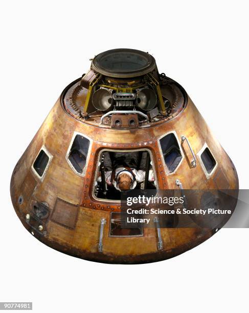 Apollo 10, carrying astronauts Thomas Stafford, John Young and Eugene Cernan, was launched in May 1969 on a lunar orbital mission as the dress...