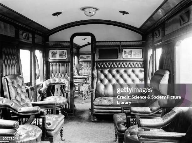 Club cars were provided for the exclusive use of regular business travellers on certain routes. This comfortable first class carriage was for...